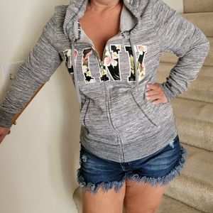LARGE! Victoria’s Secret Pink Tropical Hoodie